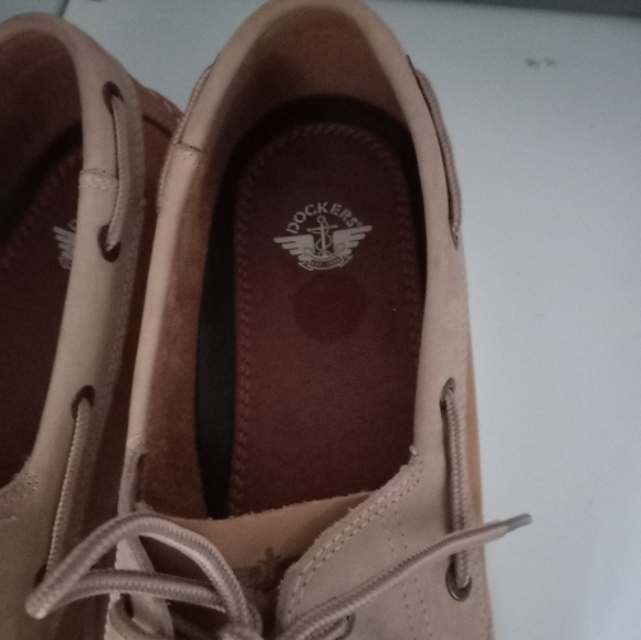 DOCKERS MEN'S VARGAS TAN STONE Moccasin, boat,leathers sz 13M - Picture 3 of 10